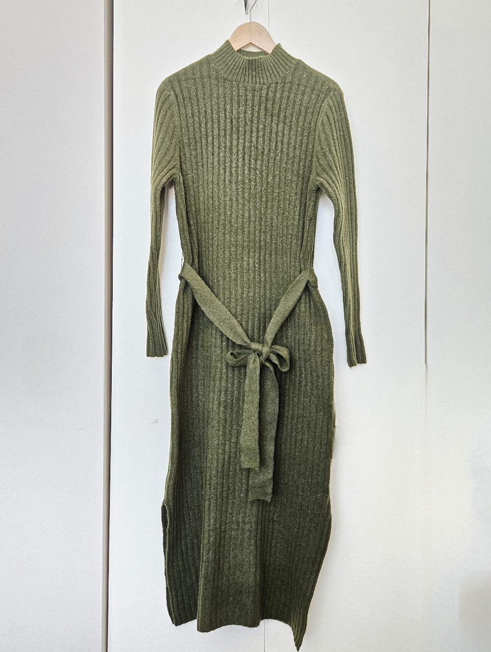 LOFT Olive Midi Sweater Dress